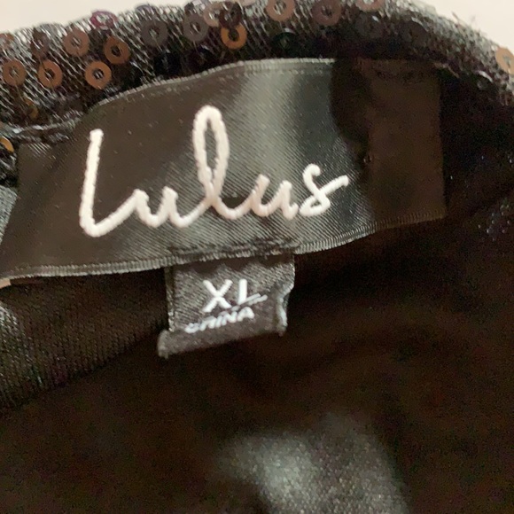 Lulus Black And Silver Sequence Stars Romper - Picture 4 of 7